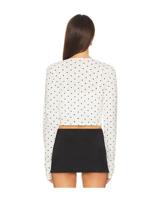 CUUP White Pointelle Cardigan