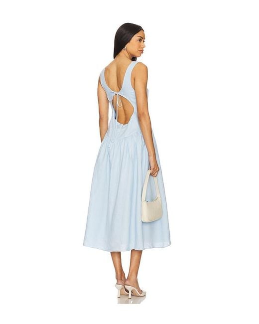 Astr White Midi-Kleid Dress
