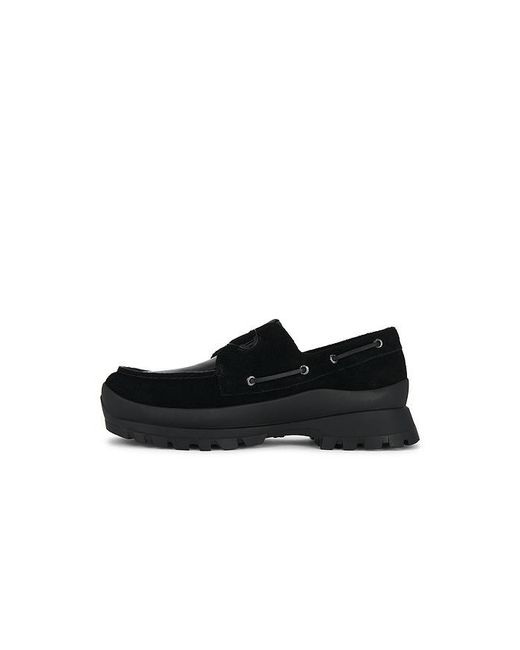 Sperry Top-Sider Black X Pleasures 3-Eye Vibram Turn-Lock Lug Boat Loafer for men