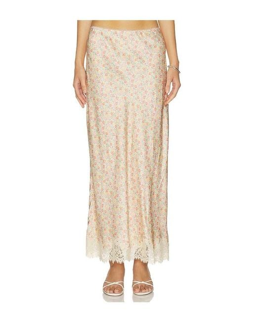 Rixo Natural Matilde Skirt