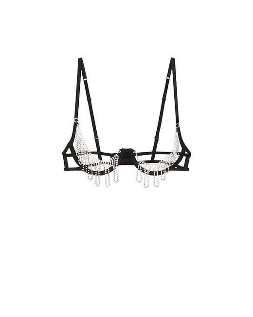 Bluebella Estelle Open Wired Bra in Black | Lyst