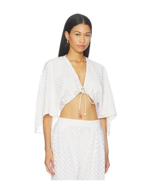 AZULU White Elif Top