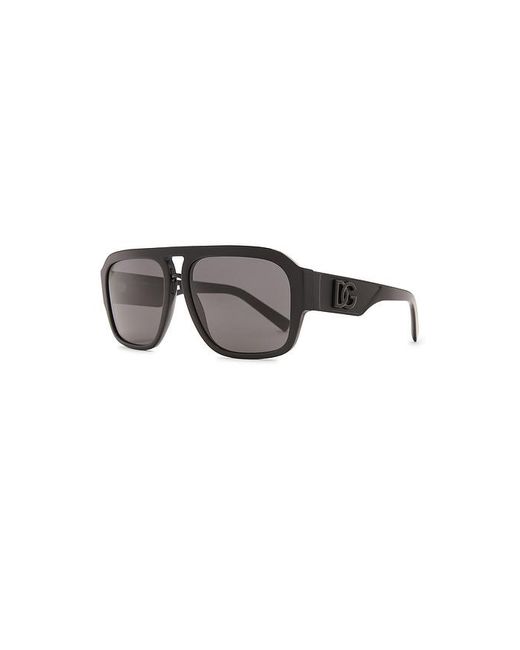 Dolce & Gabbana Black Square Sunglasses for men