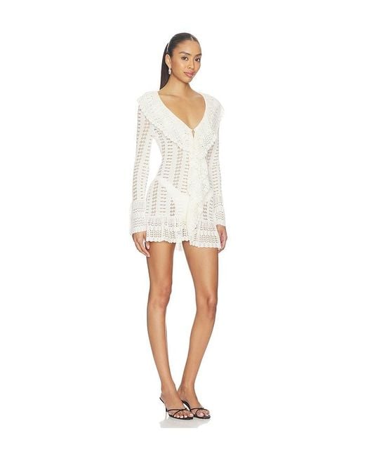 AYA MUSE White Aster Dress