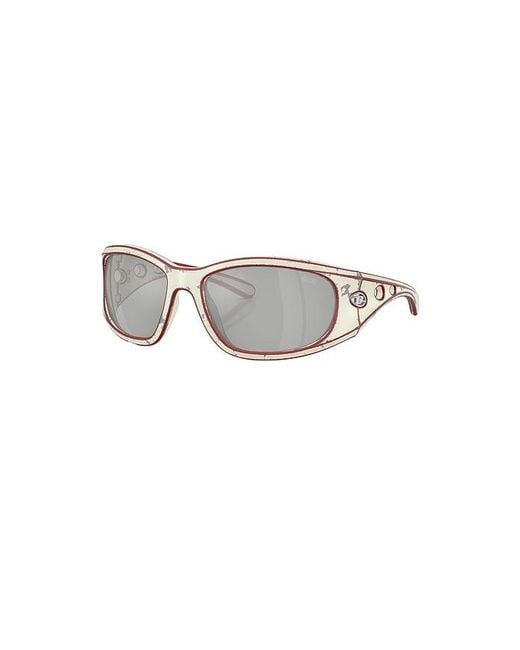 DIESEL Natural Rectangular Sunglasses