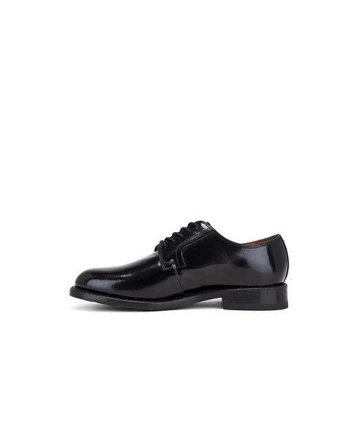G.H.BASS Black Monogram Blucher for men