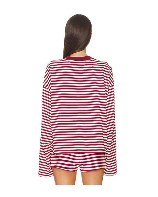 Lioness Red Bloom Long Sleeve Top
