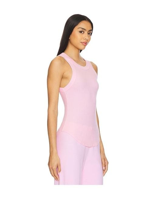 Lamade Pink Aida Racerfront Tank