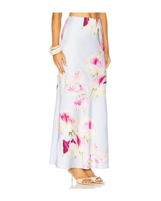 Runaway the Label White Verity Maxi Skirt