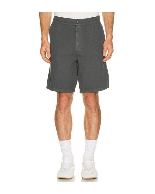 AllSaints Gray Corbett Shorts for men