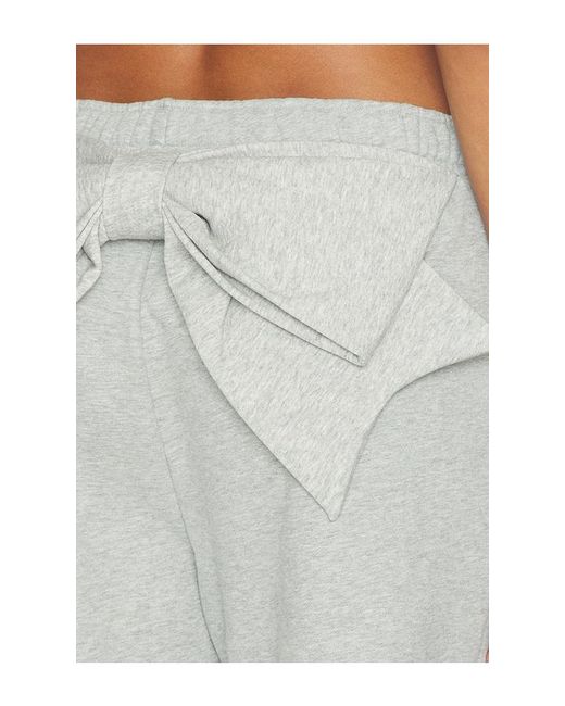 Sandy Liang White Dimple Sweatpant