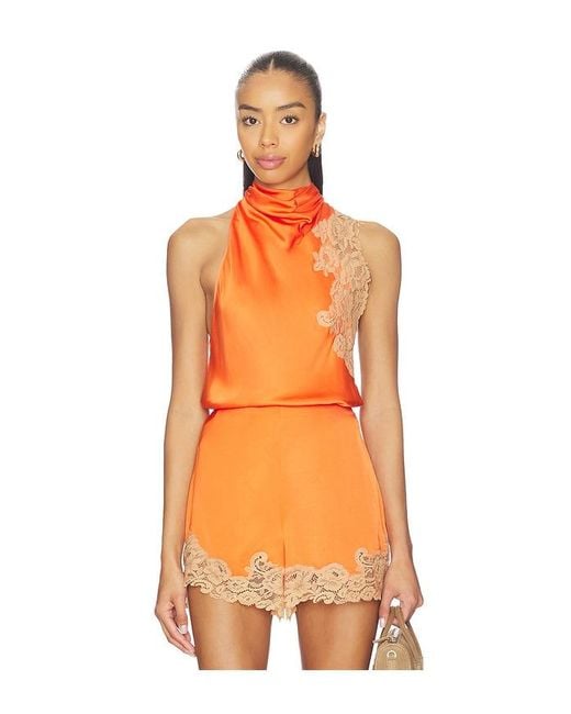 A.L.C. Orange Rose Top