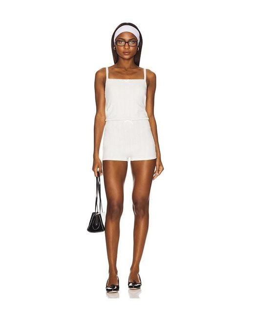 Lioness White Poolside Romper