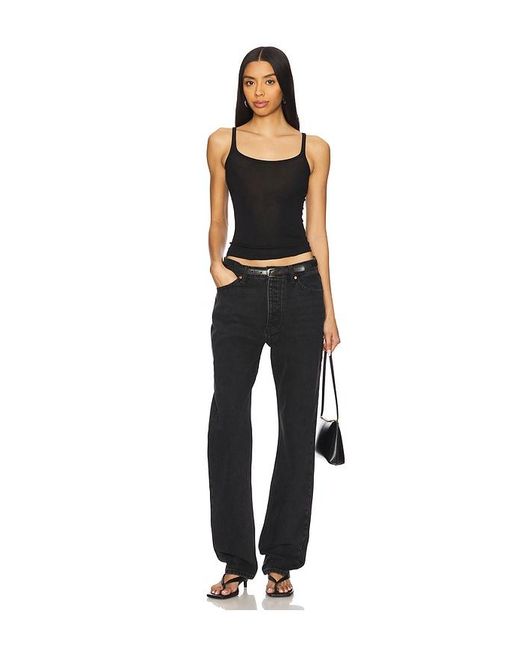 AYA MUSE Black Tapered Jeans