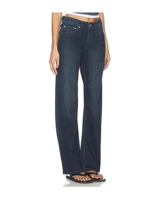 EB DENIM Blue Alida Loose Bowed