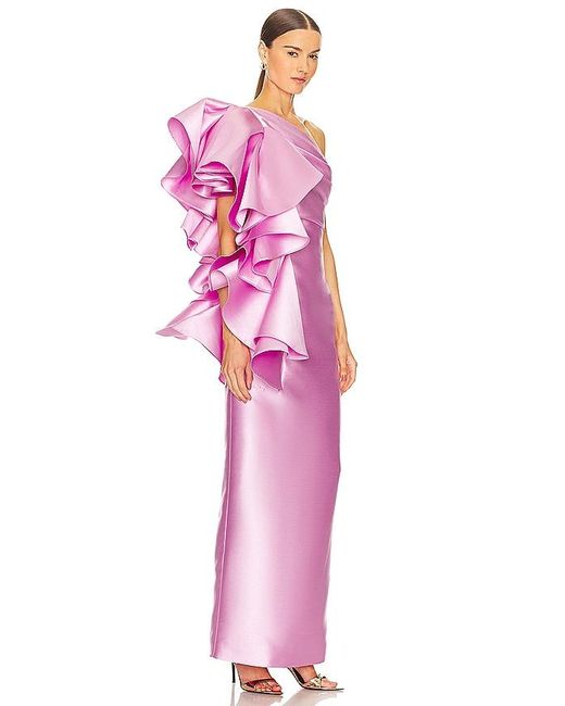 Solace London Pink Barney Maxi Dress