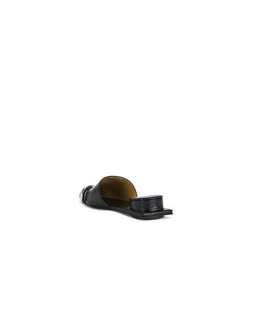 Tory Burch Black Pierced Mule