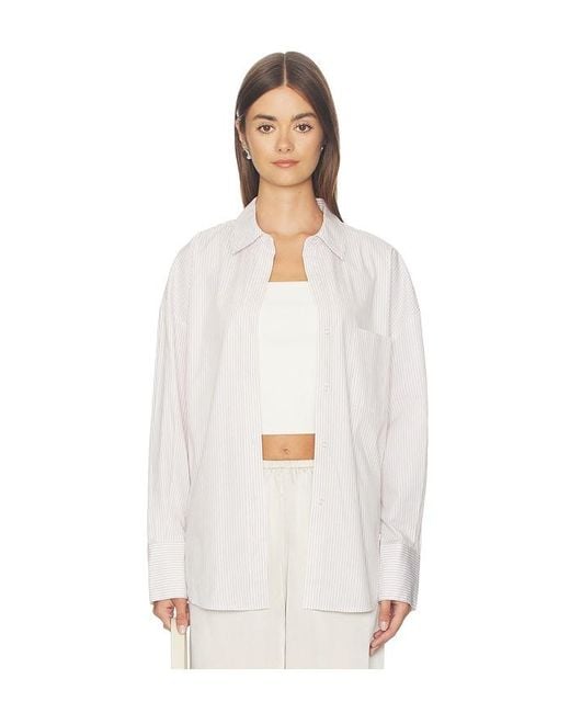 WAO White Poplin Button Up