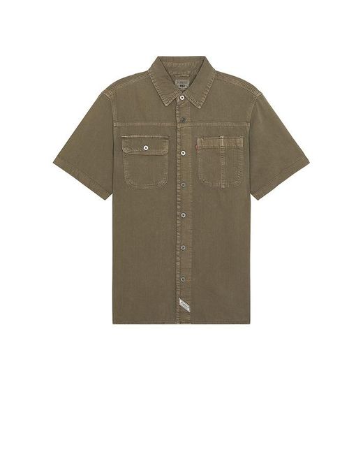 Levi's Green Otter Auburn Worker Shirt for men