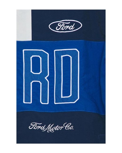 Junk Food Blue Ford Windbreaker Jacket for men