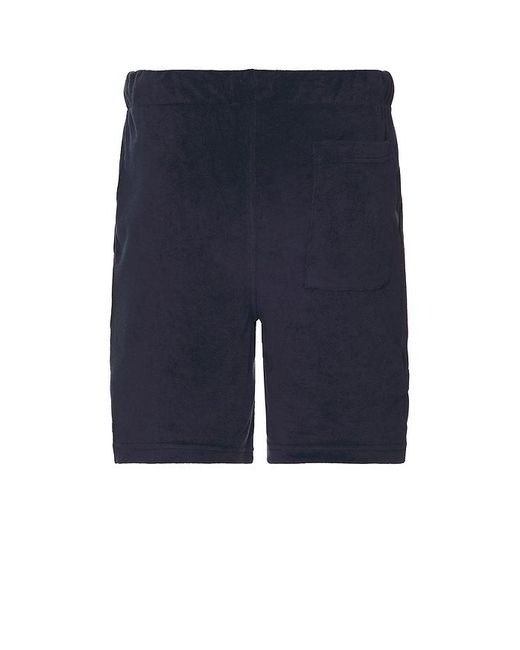 Onia Blue Towel Terry Pull-on Short for men