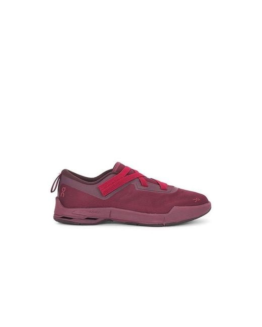 On Shoes Red X Zendaya Cloudnova Mo for men