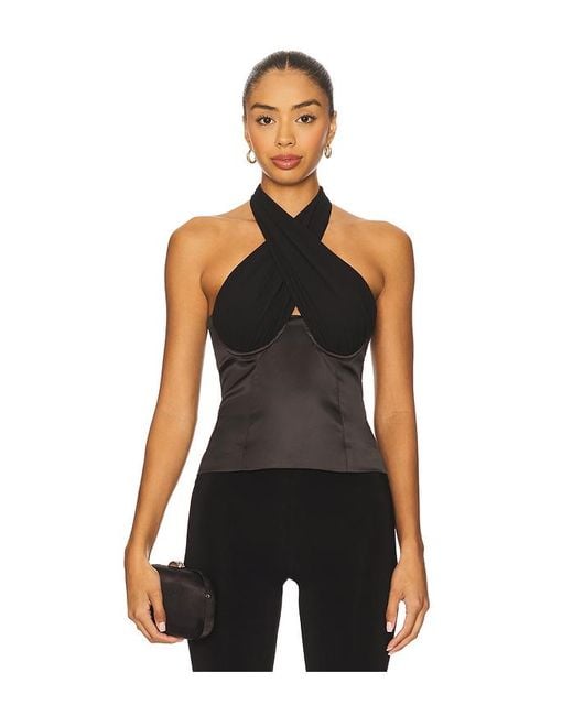 MAJORELLE Black Oberteil Tia