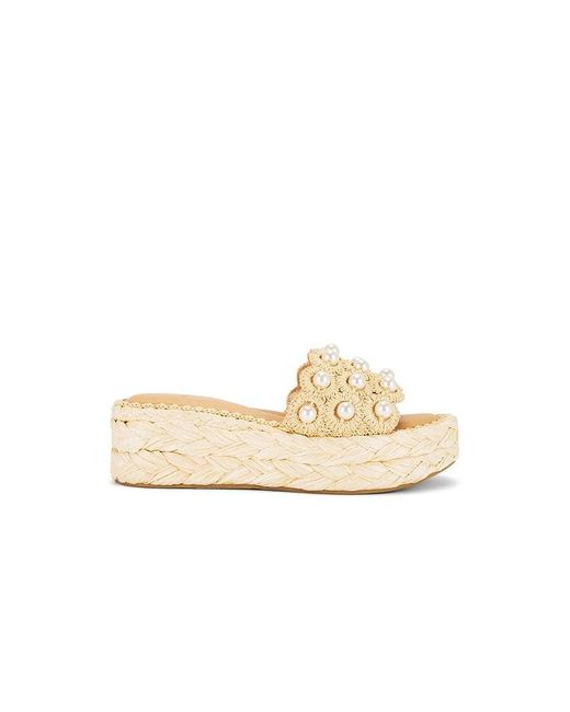 Dolce Vita White Caper Pearl Sandal