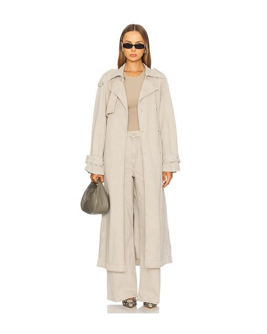 IVY & OAK Natural Cordelia Denim Trench Coat