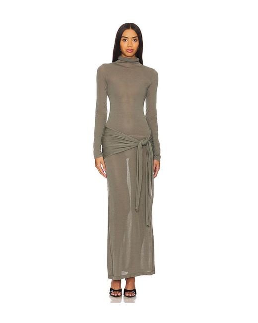 Lovers + Friends Natural Kleid Elma Maxi
