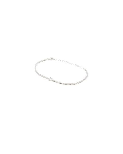 Mazin Jewels Black Pear Drop Tennis Bracelet