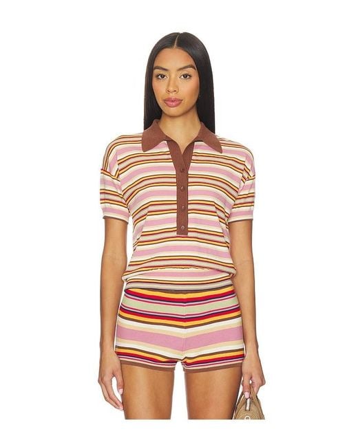 Faithfull The Brand Multicolor Sable Polo Shirt