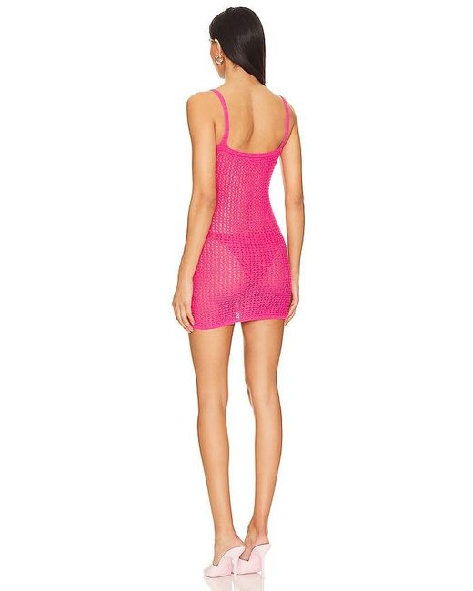 MORE TO COME Red Lawra Mini Dress