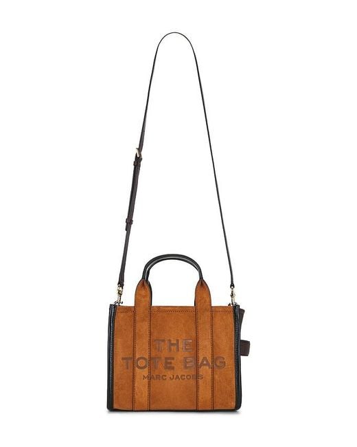 Marc Jacobs Brown The Suede Small Tote Bag