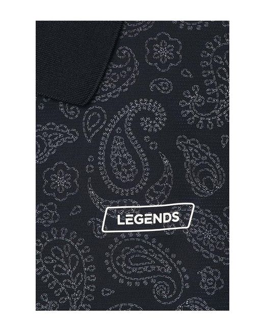 Legends Black Baldwin Performance Polo for men