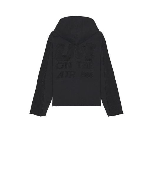 Honor The Gift Black Denim Hoodie for men