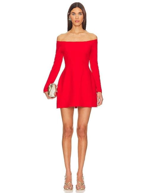 SELMACILEK Red Strapless Mini Dress