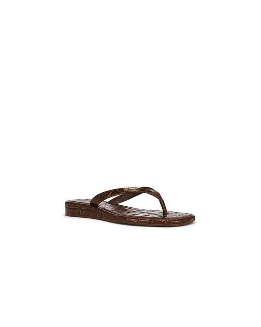Loeffler Randall Brown Lina Elevated Flip Flop
