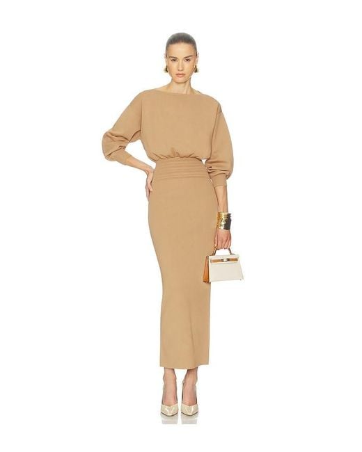 Helsa Natural Hildie Maxi Dress
