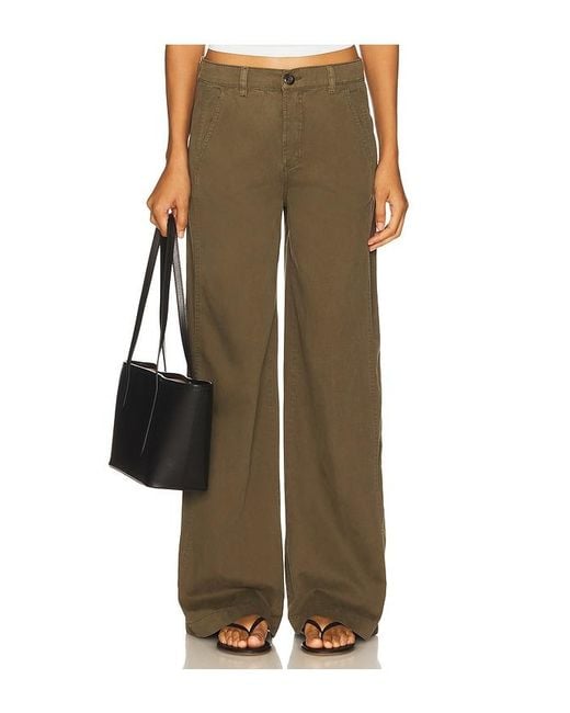 Pistola Green Jadyn Low Slung Palazzo