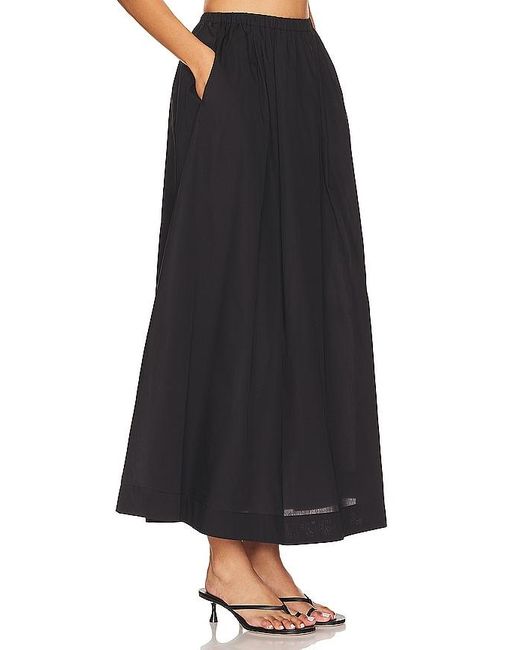 Faithfull The Brand Black Scanno Skirt