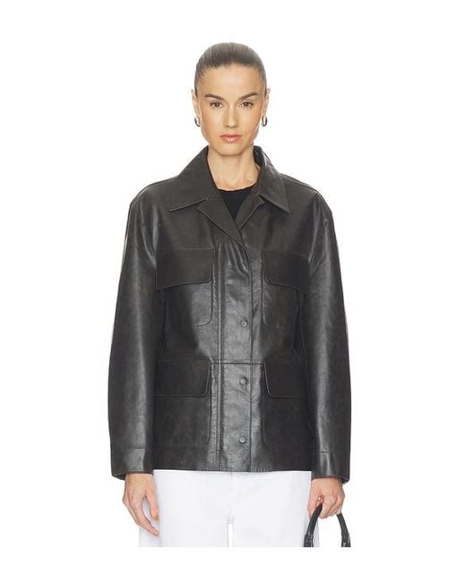 GRLFRND Black Dara Leather Jacket