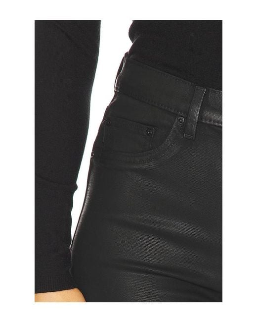 DL1961 Black Karmine High Rise Wide Leg Jeans
