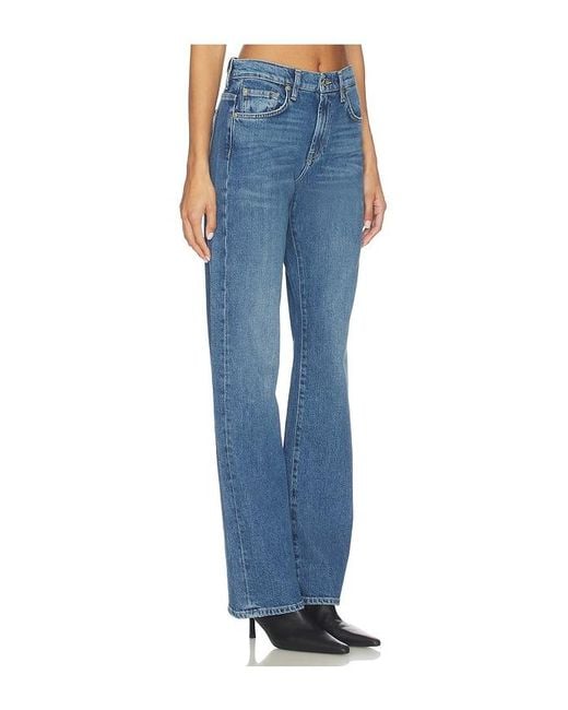 7 For All Mankind Blue Tess Trouser Jeans