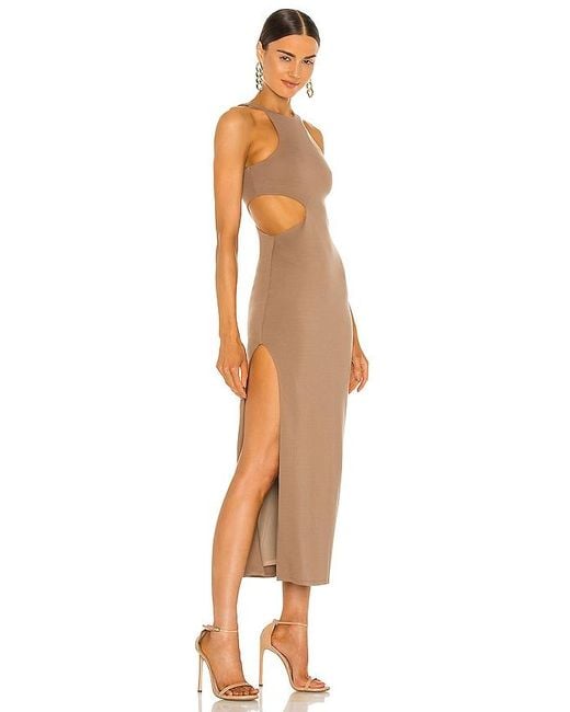 Michael Costello Brown X Revolve Rylan Midi Dress