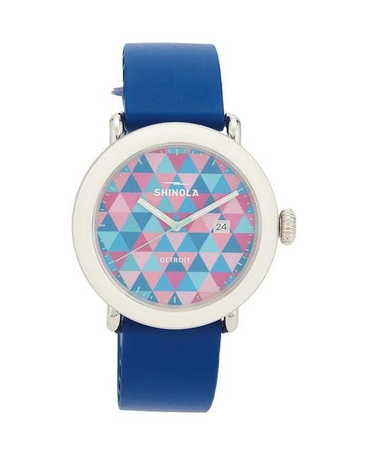 Shinola Blue Detrola 3Hd 41Mm Watch for men