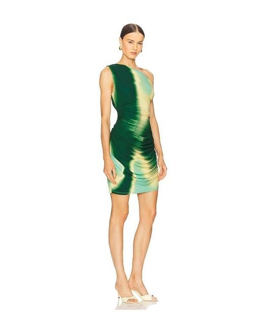 Jonathan Simkhai Green Azalea Mini Dress
