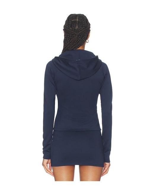 Jade Cropper Blue Hooded Top