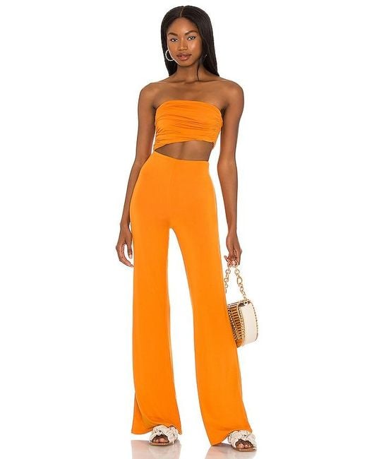 House of Harlow 1960 Orange X Revolve Sosa Jumpsuit