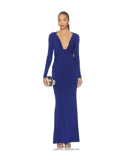 Katie May Blue Clemence Gown